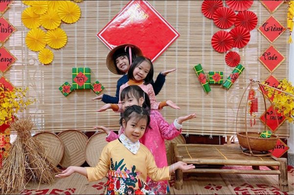 25+ Mẫu trang trí tết mầm non đẹp 47 trang trí tết mầm non