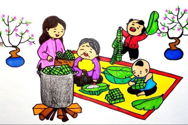 25+ Mẫu trang trí tết mầm non đẹp 55 trang trí tết mầm non