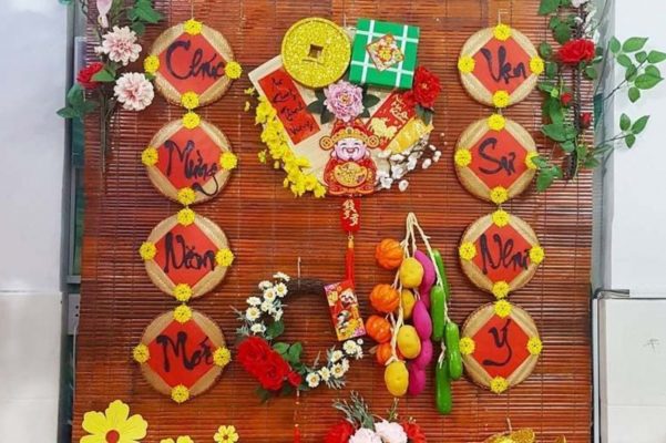 25+ Mẫu trang trí tết mầm non đẹp 61 trang trí tết mầm non