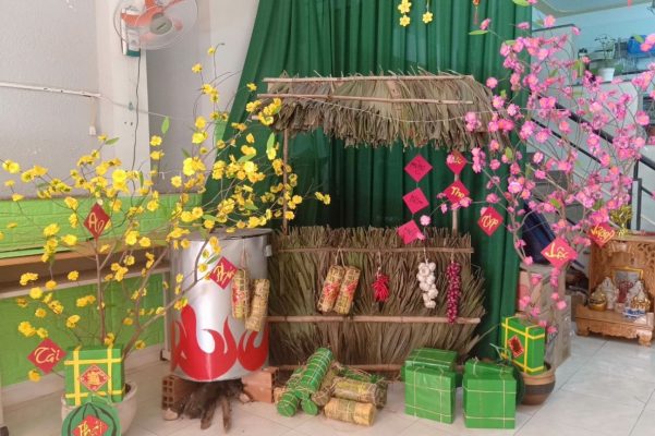 25+ Mẫu trang trí tết mầm non đẹp 63 trang trí tết mầm non