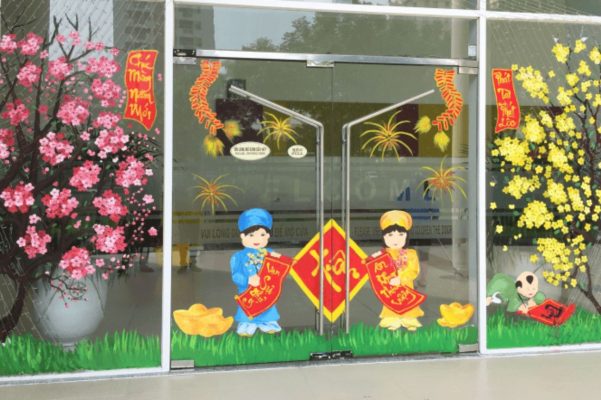 25+ Mẫu trang trí tết mầm non đẹp 66 trang trí tết mầm non