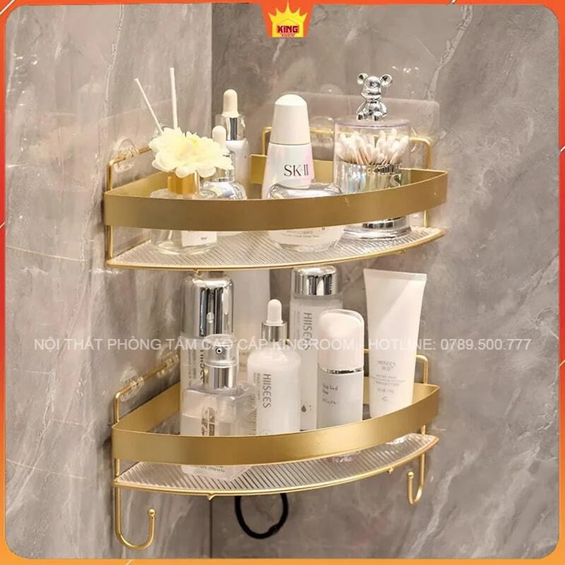 5 Tiêu chí chọn mua kệ góc nhà tắm cao cấp 9 Kệ góc nhà tắm cao cấp