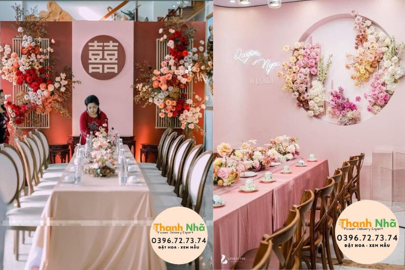 Lựa Chọn Hoa Trang Trí Bàn Gia Tiên Đẹp, Trang Trọng Tại Shop Hoa Tươi Thanh Nhã 4 Hoa trang trí bàn gia tiên