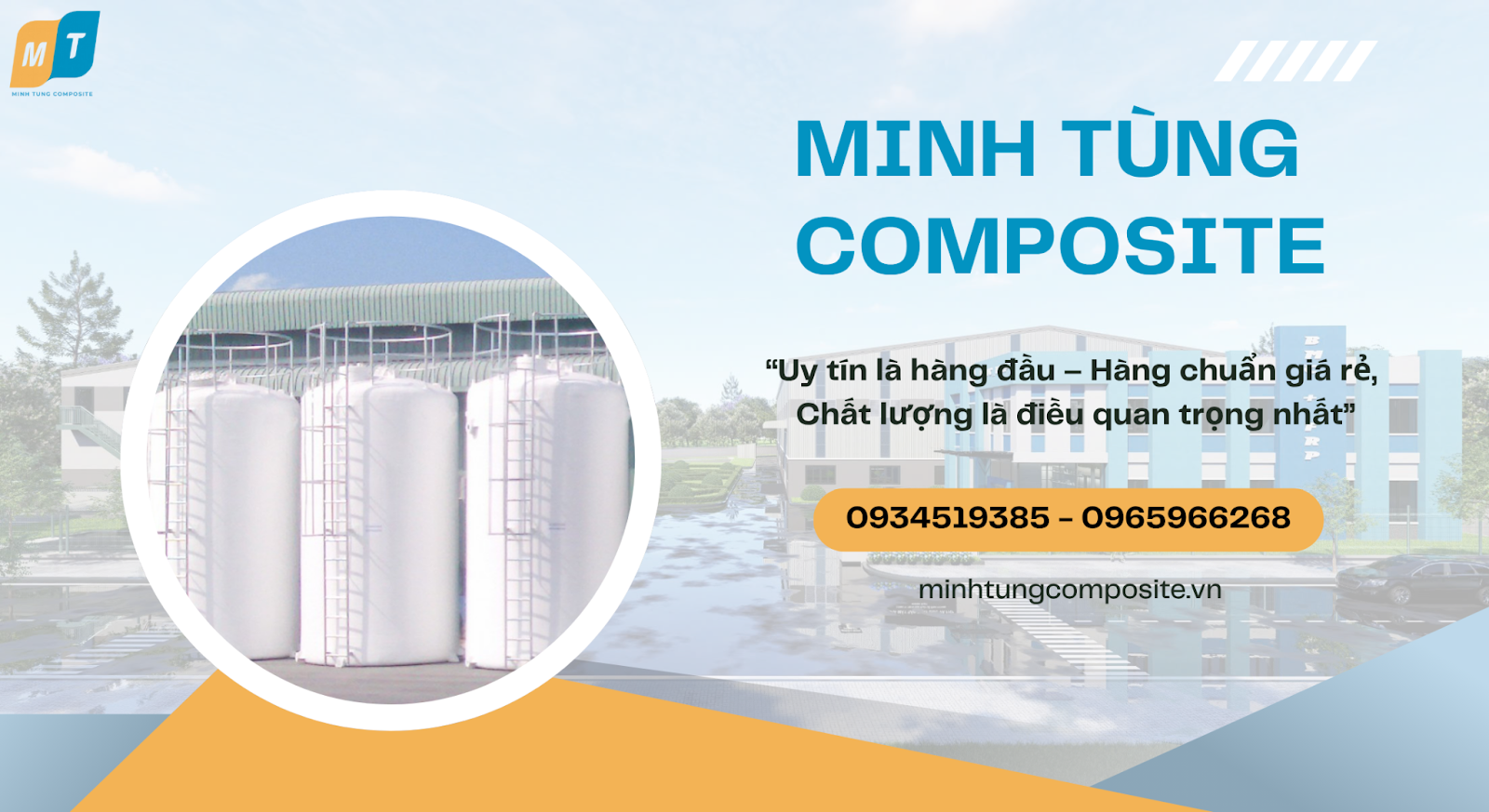 Dịch Vụ Gia Công Bồn Composite (FRP) Theo Yêu Cầu: Chất Lượng Cao, Giá Tốt Tại Xưởng 14 Minh Tùng Composite chuyên gia công sản phẩm bồn Composite
